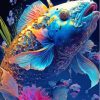 Cute Tropical Fish Paint By Numbers