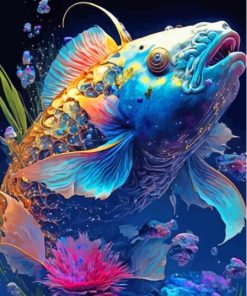 Cute Tropical Fish Paint By Numbers