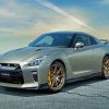 Grey Skyline Gtr Car Paint By Numbers