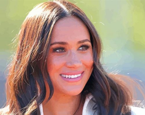 Meghan Markle Smiling Paint By Numbers