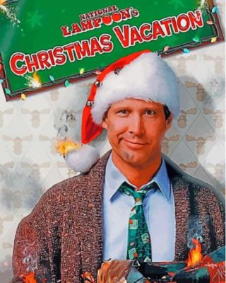 National Lampoons Christmas Vacation Poster Paint By Numbers