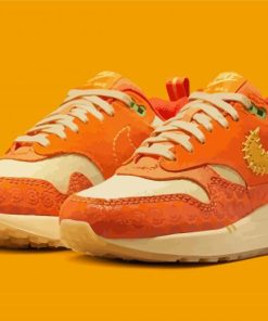 Orange Nike Air Max 1 Paint By Numbers