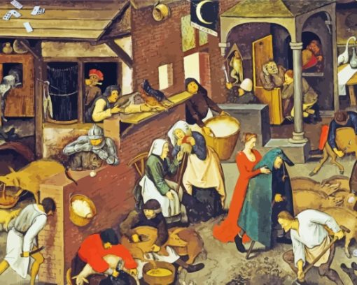 Pieter Brueghel The Younger The Netherlandish Paint By Numbers