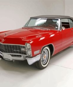 Red 1967 Cadillac Paint By Numbers