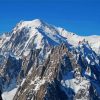 Snowy French Alps Mountain Paint By Numbers