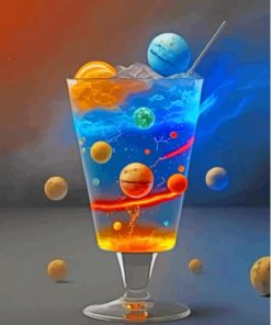 Space Cup Paint By Numbers