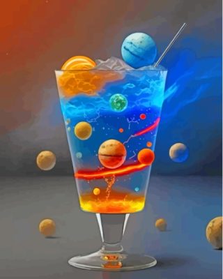 Space Cup Paint By Numbers