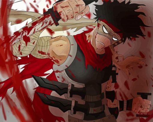 Stain Mha My Hero Academia Paint By Numbers