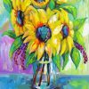 Sunflowers Vase Jeanette Vertentes Paint By Numbers