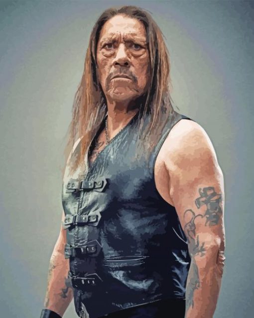 The Actor Danny Trejo Paint By Numbers