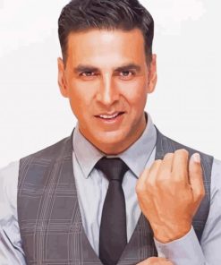 The Indian Actor Akshay Kumar Paint By Numbers