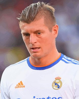 Toni Kroos Real Madrid Paint By Numbers