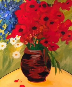 Van Gogh Daisies And Poppies Paint By Numbers