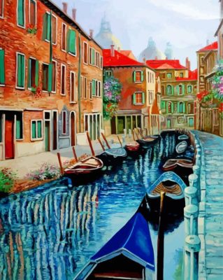 Venice Landscape Houses Paint By Numbers