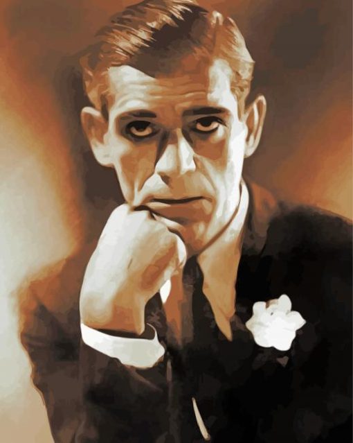 Vintage Boris Karloff Paint By Numbers