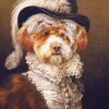 Vintage Victorian Dog Paint By Numbers