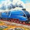 Vintage Mallard Train Paint By Numbers