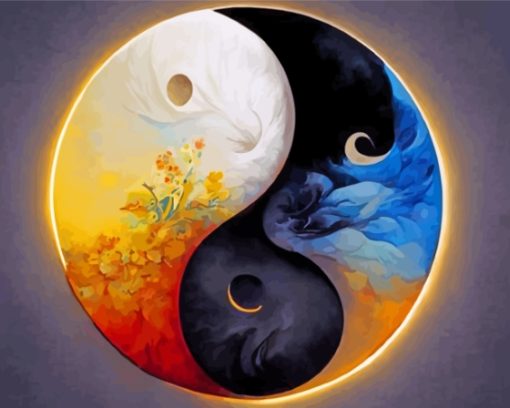 Yin Yang Art Paint By Numbers