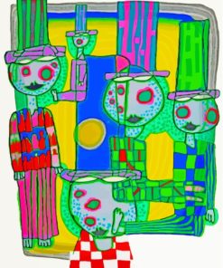 850A The Second Skin By Hundertwasser Paint By Numbers