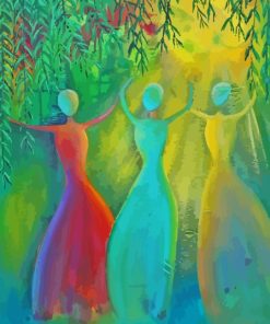 Abstract Women Dancing Paint By Numbers