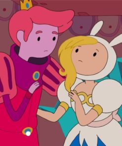 Adventure Time Fionna And Cake Prince Gumball Paint By Numbers