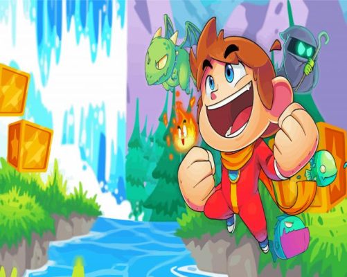 Alex kidd Paint By Numbers