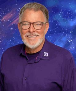 American Actor Jonathan Frakes Paint By Numbers