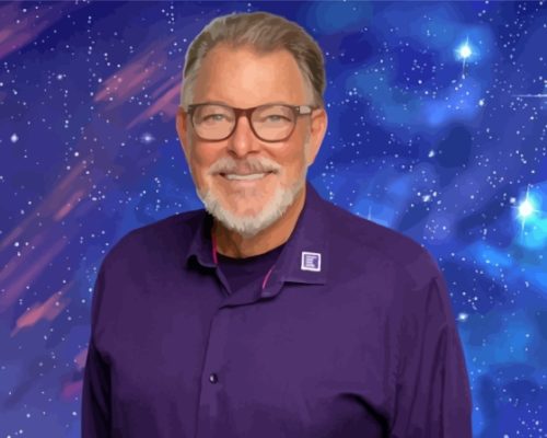 American Actor Jonathan Frakes Paint By Numbers