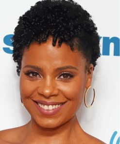 American Actress Sanaa Lathan Paint By Numbers