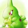 Anime Pokemon Larvitar Paint By Numbers