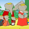 Babar The Elephant Family Paint By Numbers