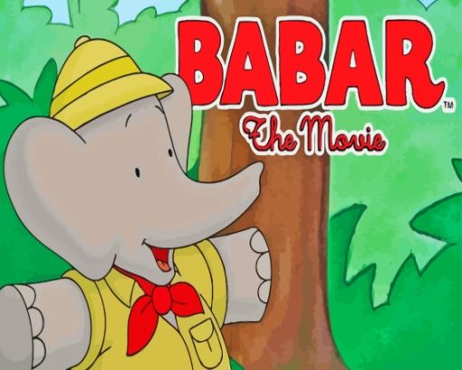 Babar The Movie Poster Paint By Numbers