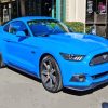 Blue Mustang Sport Car Paint By Numbers