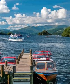 Bowness On Windermere Lakeland District Of Cambria Paint By Numbers