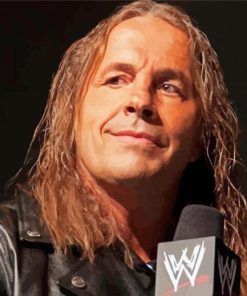 Bret Hart WWE Paint By Numbers