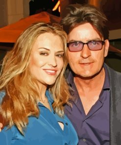 Brooke Mueller And Charlie Sheen Paint By Numbers