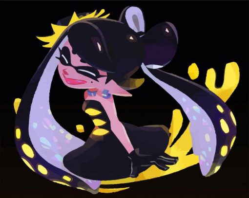 Callie Splatoon 3 Video Game Paint By Numbers