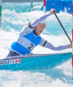 Cameron Smedley Canoe Slalom Paint By Numbers