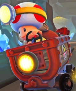 Captain Toad Mario Kart Paint By Numbers