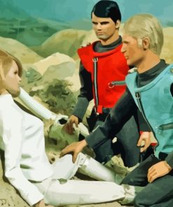 Captain Scarlet Characters Paint By Numbers