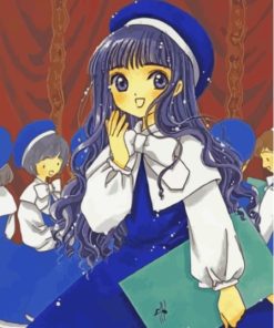 Cardcaptor Sakura Anime Tomoyo Daidouji Paint By Numbers