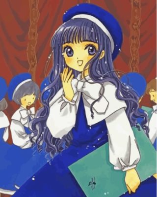 Cardcaptor Sakura Anime Tomoyo Daidouji Paint By Numbers