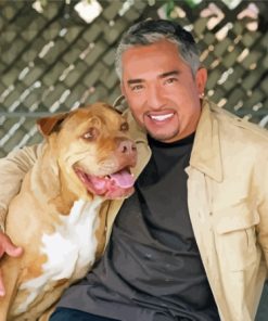 Cesar Millan Mexican Dog Trainer Paint By Numbers