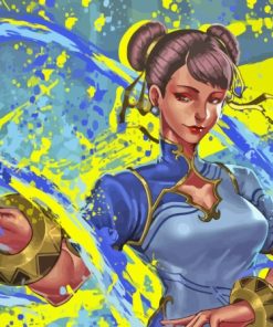 Chun Li Anime Paint By Numbers