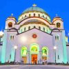 Church Of Saint Sava Paint By Numbers