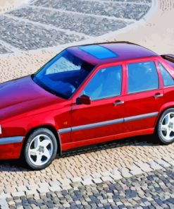 Classic Volvo 850 Red Car Paint By Numbers