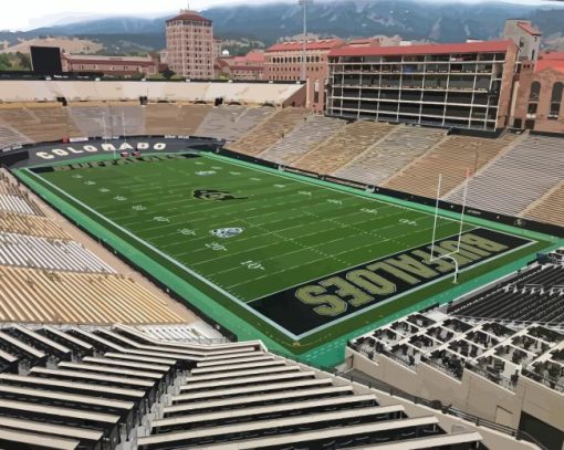 Colorado Buffaloes Stadium Paint By Numbers