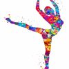 Colorful Lyrical Dancer Art Paint By Numbers