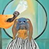 Dachshund Dog At The Barber Paint By Numbers