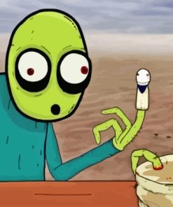 David Firth Salad Fingers Paint By Numbers